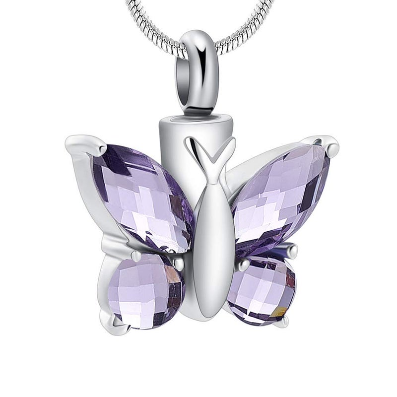 Minicremation Butterfly Cremation Necklace for Ashes - Urn Neckalce for Ashes for Women Cremation Jewelry for Women - Ashes Keepsake Pendant Memorial Jewelry Gifts for A Loss of Loved Ones - Image 1